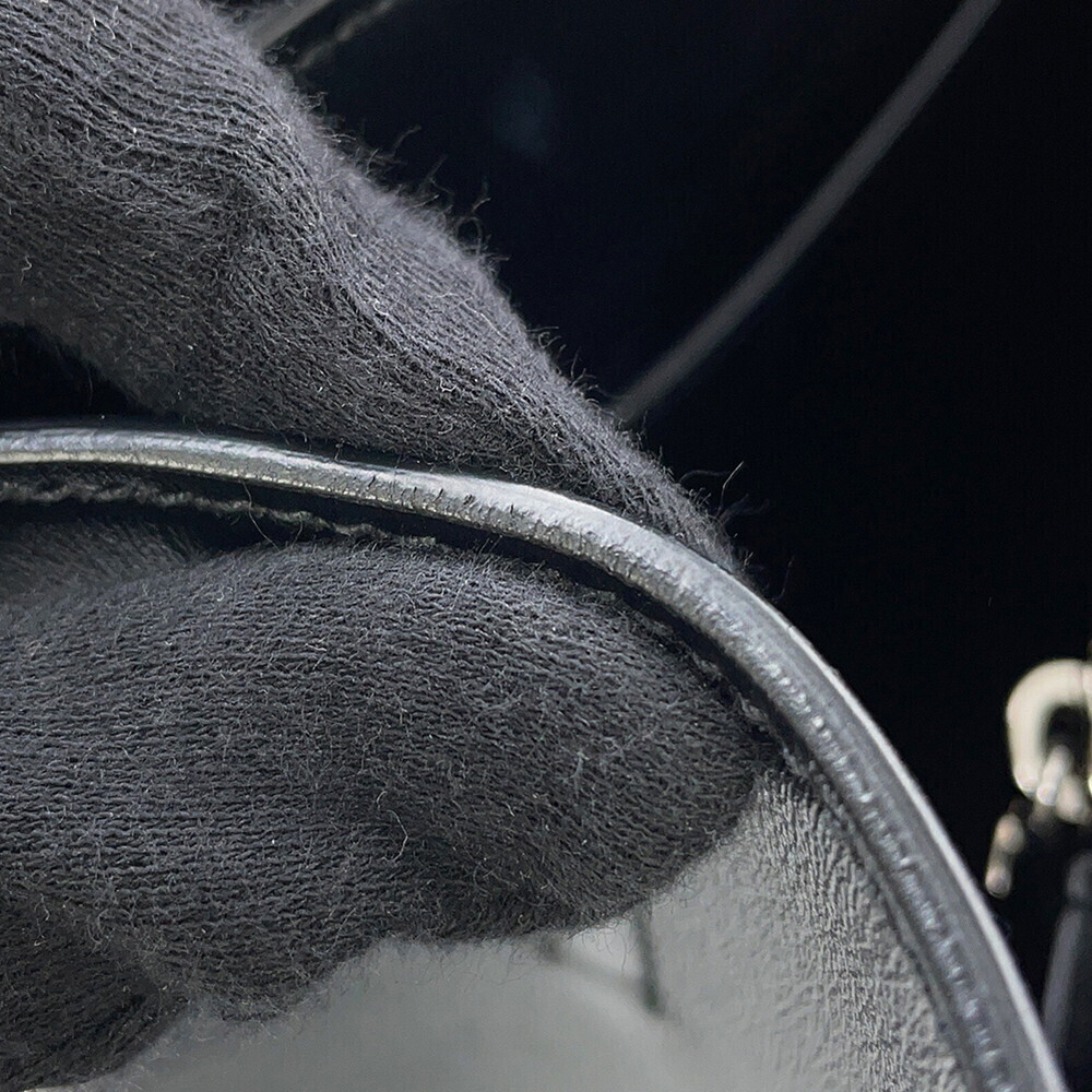Prada Tote Bag Triangle Logo Black - Picture 12 of 12